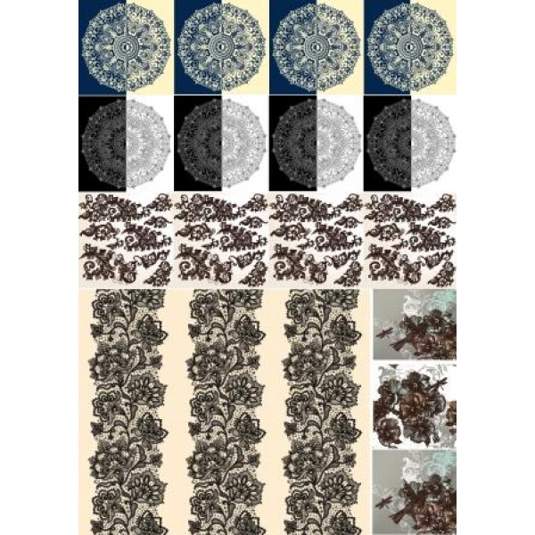 Декупажная карта А4 DDKM0879 / № DDKM0879 Декупажная карта А4 DDKM0879 / № DDKM0879