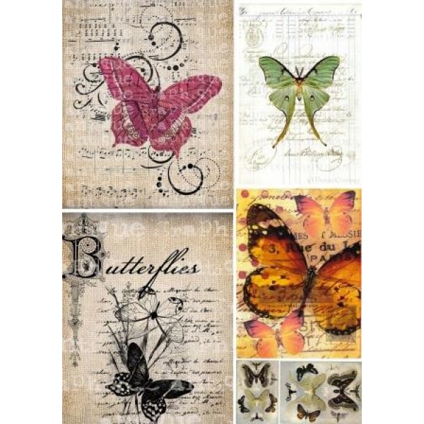 Декупажная карта А4 DDKM0702 / № DDKM0702 Декупажная карта А4 DDKM0702 / № DDKM0702