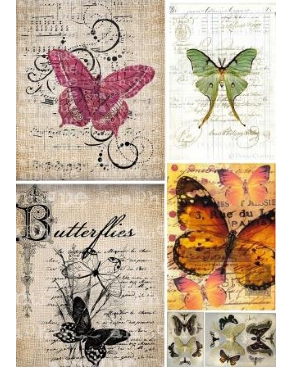 Декупажная карта А4 DDKM0702 / № DDKM0702 Декупажная карта А4 DDKM0702 / № DDKM0702