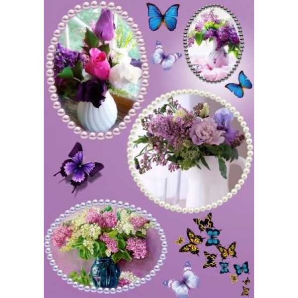 Декупажная карта А4 DDKM0621 / № DDKM0621 Декупажная карта А4 DDKM0621 / № DDKM0621