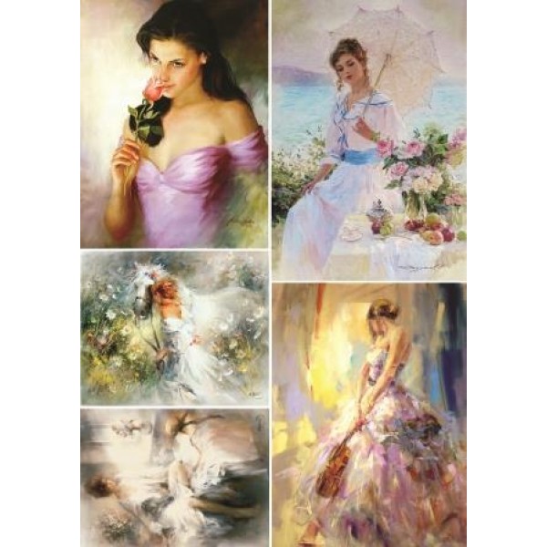 Декупажная карта А4 DDKM1209 / № DDKM1209 Декупажная карта А4 DDKM1209 / № DDKM1209