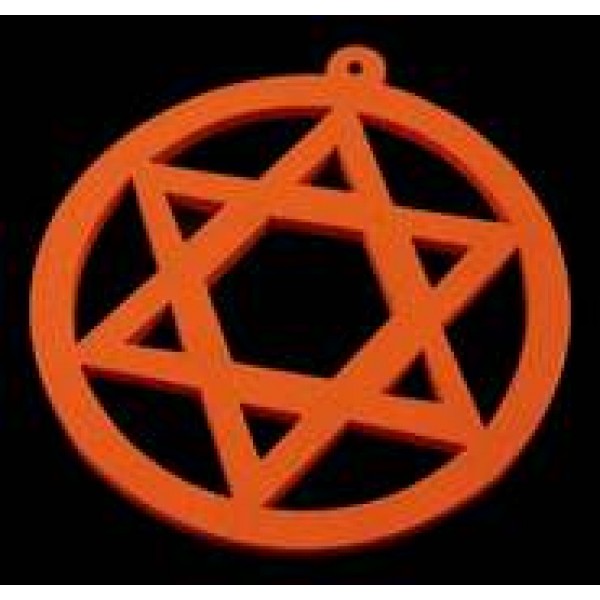 Подвеска деревянная окрашенная BD00090 / № BD00090