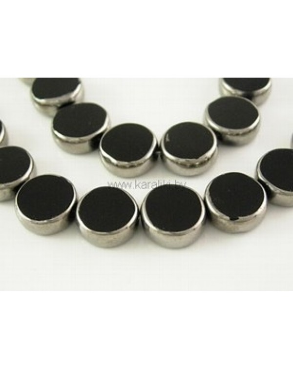 Бусина стеклянная в металле BSM0013 / № BSM0013 Бусина стеклянная в металле BSM0013 / № BSM0013