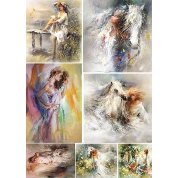 Декупажная карта А4 DDKM1211 / № DDKM1211 Декупажная карта А4 DDKM1211 / № DDKM1211